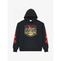 MANTO bluza z kapturem GHOST FIGHTER OVERSIZE. Czarne bluzy MANTO, bez wzorów, z kapturem. Za 329.00 zł.