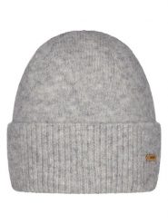 Barts Czapka "Beska" w kolorze szarym rozmiar: onesize. Szare czapki Barts, z aplikacjami, z wełny. Za 100.52 zł.