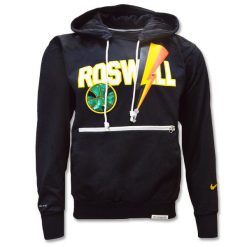 Bluza z kapturem Nike Roswell Rayguns Premium Dri-Fit Hoodie. Czarne bluzy Nike, bez wzorów, z kapturem. Za 299.00 zł.
