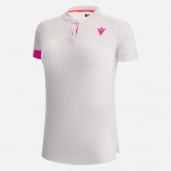 Damska koszulka polo Macron Prime Cc Livia Korean. Białe koszulki polo Macron, s, bez wzorów, z materiału, bez kołnierzyka, bez ramiączek. Za 275.00 zł.