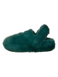 Crocs Kapcie "Classic Cozzzy Luxe" w kolorze turkusowym rozmiar: 36/37. Niebieskie obuwie domowe Crocs, bez wzorów, z materiału, bez zapięcia. Za 159.95 zł.