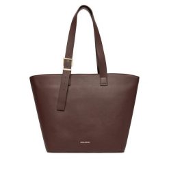 Torebka Gino Rossi. Brązowe torebki klasyczne Gino Rossi, bez wzorów, bez dodatków. Za 329.99 zł.