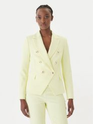 Rinascimento Marynarka CFC0128639003 Żółty Regular Fit. Żółte marynarki i żakiety Rinascimento, l, bez wzorów, z syntetyku. Za 789.99 zł.