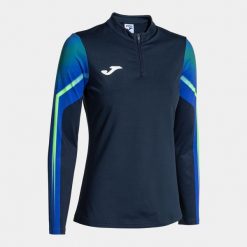 Damska bluza dresowa Joma Sudadera Elite XI. Niebieskie bluzy Joma, l, bez wzorów, z dresówki, bez kaptura. Za 119.99 zł.