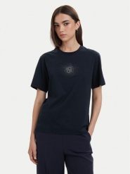 BOSS T-Shirt Elpha 50567045 Granatowy Regular Fit. Niebieskie t-shirty Boss, xs, bez wzorów, z bawełny, bez kołnierzyka, bez ramiączek. Za 384.99 zł.