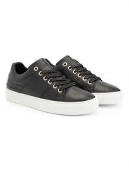 NoGRZ Skórzane sneakersy "Cantley" w kolorze czarnym rozmiar: 39. Czarne trampki NoGrz, bez wzorów, ze skóry, bez zapięcia. Za 162.87 zł.