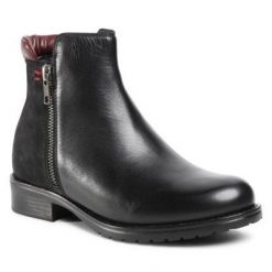 Sergio Bardi AGLIENTU FW127356018CC 601 Czarny. Czarne botki Sergio Bardi, bez wzorów, ze skóry, bez obcasa, bez zapięcia. Za 199.99 zł.