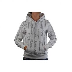 Bluza sportowa damska Champion Hooded Sweatshirt. Szare bluzy Champion, m, bez wzorów, z kapturem. Za 245.00 zł.