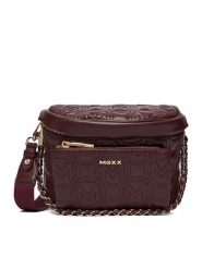 MEXX Torebka CEO-MEXX-S-015-08 Bordowy. Czerwone listonoszki Mexx, bez wzorów, z materiału, bez dodatków. Za 229.99 zł.