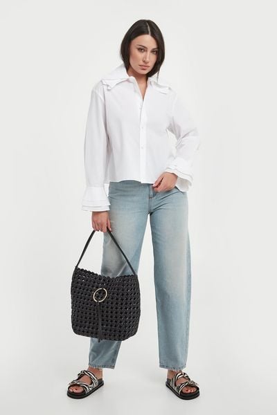 Jeansy damskie Barrel MARELLA. Jeansy Marella, bez wzorów. Za 909.00 zł.