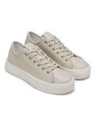 Marc O´Polo Skórzane sneakersy w kolorze beżowym rozmiar: 39. Brązowe trampki bez wzorów, bez zapięcia. Za 316.24 zł.