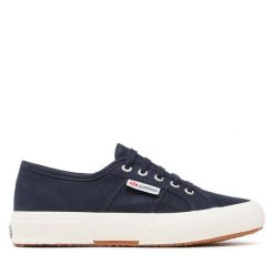 Superga. Niebieskie trampki Superga, bez wzorów, bez zapięcia. Za 199.99 zł.