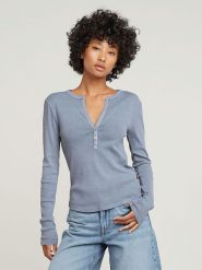 G-Star Koszulka w kolorze błękitnym rozmiar: XS. Niebieskie bluzki G-Star, xs, bez wzorów, z bawełny, retro, bez kołnierzyka, bez ramiączek. Za 77.95 zł.