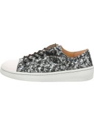 Think! Skórzane sneakersy w kolorze biało-czarnym rozmiar: 42. Białe trampki Think!, bez wzorów, bez zapięcia. Za 244.80 zł.