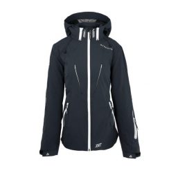 Kurtka narciarska damska Bergson2 ISSUE STX. Czarne kurtki narciarskie BERGSON, xl, bez wzorów, bez kaptura, narciarskie. W wyprzedaży za 645.00 zł.