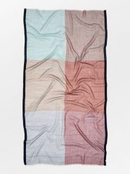 Becksöndergaard Wełniany szal ze wzorem - 200 x 100 cm rozmiar: onesize. Szaliki Becksöndergaard, bez wzorów, z materiału. Za 217.99 zł.