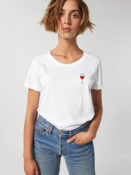 WOOOP Koszulka w kolorze białym rozmiar: XL. Białe bluzki Wooop, xl, bez wzorów, z bawełny, bez kołnierzyka, bez ramiączek. Za 64.45 zł.