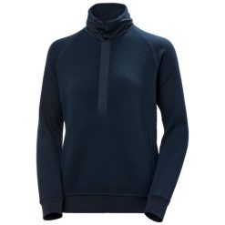 Bluza damska Helly Hansen Lillo. Niebieskie bluzy Helly Hansen, bez wzorów, bez kaptura. Za 510.50 zł.