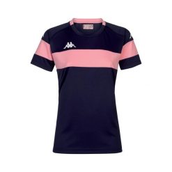 Damski jersey Kappa Dareta. Czerwone koszulki sportowe Kappa, bez wzorów, z jersey, bez ramiączek, na fitness i siłownię. W wyprzedaży za 68.00 zł.