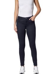 Heine Dżinsy - Skinny fit - w kolorze granatowym rozmiar: 48. Niebieskie jeansy Heine, bez wzorów. Za 82.99 zł.