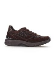 Gabor Skórzane sneakersy w kolorze brązowym rozmiar: 39. Brązowe trampki Gabor, bez wzorów, bez zapięcia. Za 215.71 zł.