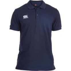 Polo Canterbury Waimak. Niebieskie koszulki polo CANTERBURY, bez wzorów, bez ramiączek. Za 253.50 zł.