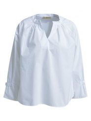 Smith & Soul Bluzka w kolorze białym rozmiar: M. Białe bluzki Smith & Soul, m, bez wzorów, z bawełny, bez kołnierzyka, bez ramiączek. Za 152.99 zł.