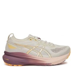 Buty do biegania Asics. Brązowe obuwie sportowe Asics, bez zapięcia, do biegania, asics gel kayano. Za 749.99 zł.