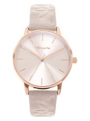 Tamaris Zegarek kwarcowy w kolorze różowozłoto-beżowo-białym rozmiar: onesize. Brązowe, analogowe zegarki Tamaris, ze stali. Za 152.99 zł.