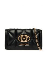 LOVE MOSCHINO Torebka JC5640PP0OLC0000 Czarny. Czarne torebki klasyczne Love Moschino, bez wzorów, ze skóry, bez dodatków. Za 512.99 zł.