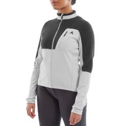 Damski jersey z długim rękawem Altura All Road Fleece. Szare kurtki sportowe ALTURA, s, bez wzorów, z jersey, bez kaptura, rowerowe. W wyprzedaży za 224.40 zł.