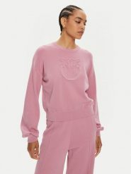 Pinko Sweter Acciuga 101568 A115 Różowy Regular Fit. Czerwone swetry Pinko, m, bez wzorów, z syntetyku, bez ramiączek. Za 419.99 zł.