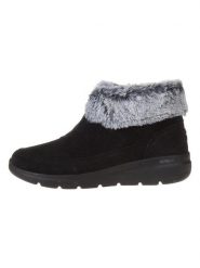 Skechers Skórzane botki "Glacial Ultra" w kolorze czarnym rozmiar: 39,5. Czarne botki Skechers, bez wzorów, z materiału, bez obcasa, bez zapięcia. Za 237.17 zł.