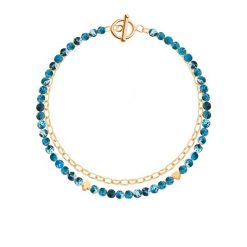 Bransoletka Love and Luck. Niebieskie bransoletki Lilou, pozłacane. Za 324.40 zł.