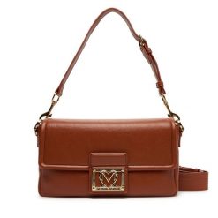 Torebka LOVE MOSCHINO. Brązowe torebki klasyczne Love Moschino, bez wzorów, bez dodatków. Za 949.99 zł.