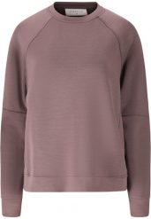 Damska bluza z okrągłym dekoltem Athlecia Jacey. Czerwone bluzy ENDURANCE, bez wzorów, z materiału, bez kaptura. Za 229.50 zł.