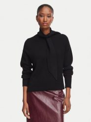 Marella Sweter Giochi 2623366174 Czarny Regular Fit. Czarne swetry Marella, l, bez wzorów, z kaszmiru, bez ramiączek. Za 1,189.00 zł.