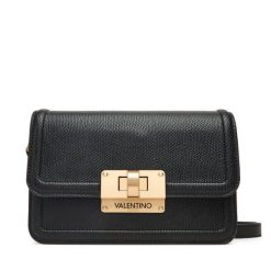 Torebka Valentino. Czarne listonoszki Valentino, bez wzorów, bez dodatków. Za 619.99 zł.