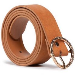 ACCCESSORIES 1W2-003-AW20 Brązowy. Brązowe paski ACCCESSORIES, bez wzorów, ze skóry ekologicznej. Za 29.99 zł.