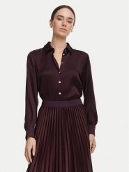 Marella Koszula Alfio 2623116045 Bordowy Regular Fit. Czerwone koszule Marella, bez wzorów, z acetatu, biznesowe, bez kołnierzyka, bez ramiączek. Za 799.99 zł.