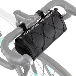 Sakwa rowerowa na kierownicę Rockbros B114. Niebieskie torebki klasyczne ROCKBROS, bez wzorów, bez dodatków. Za 89.00 zł.
