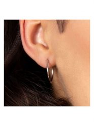 OR ÉCLAT Złote kolczyki-kreole "Sublime créoles" rozmiar: onesize. Szare kolczyki OR ÉCLAT, złote. Za 349.73 zł.