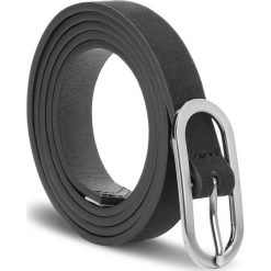 Paski ACCCESSORIES 1W2-011-AW18. Czarne paski ACCCESSORIES, bez wzorów, ze skóry ekologicznej. W wyprzedaży za 15.99 zł.