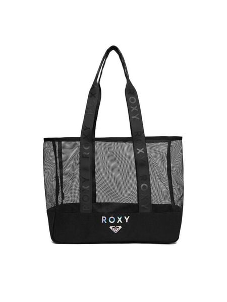 Roxy Torebka CWBEO-ROXY-M-007-09 Czarny. Czarne shopper Roxy, bez wzorów, z materiału, bez dodatków. Za 99.99 zł.