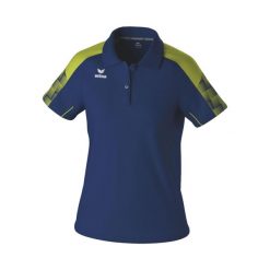 Damska koszulka polo Erima Evo Star. Niebieskie koszulki polo Erima, bez wzorów, bez ramiączek, do piłki nożnej. Za 188.50 zł.