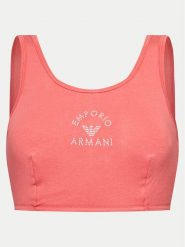 Emporio Armani Underwear Biustonosz top 164403 4R223 05373 Różowy. Czerwone biustonosze Emporio Armani Underwear, xs, bez wzorów, z bawełny, bez kołnierzyka, bez ramiączek. Za 139.99 zł.