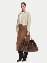 Liu Jo Torebka AF6194 E1164 Brązowy. Brązowe shopper Liu Jo, bez wzorów, z materiału, bez dodatków. Za 499.99 zł.