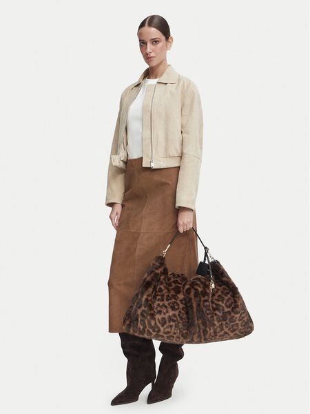 Liu Jo Torebka AF6194 E1164 Brązowy. Brązowe shopper Liu Jo, bez wzorów, z materiału, bez dodatków. Za 499.99 zł.