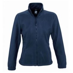 Damska Bluza Polarowa North Fleece Jacket. Niebieskie bluzy SOL'S, na zimę, l, bez wzorów, z polaru, bez kaptura. Za 131.99 zł.
