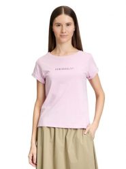 CARTOON Koszulka w kolorze jasnoróżowym rozmiar: 44. Różowe bluzki Cartoon, bez wzorów, bez kołnierzyka, bez ramiączek. Za 43.99 zł.